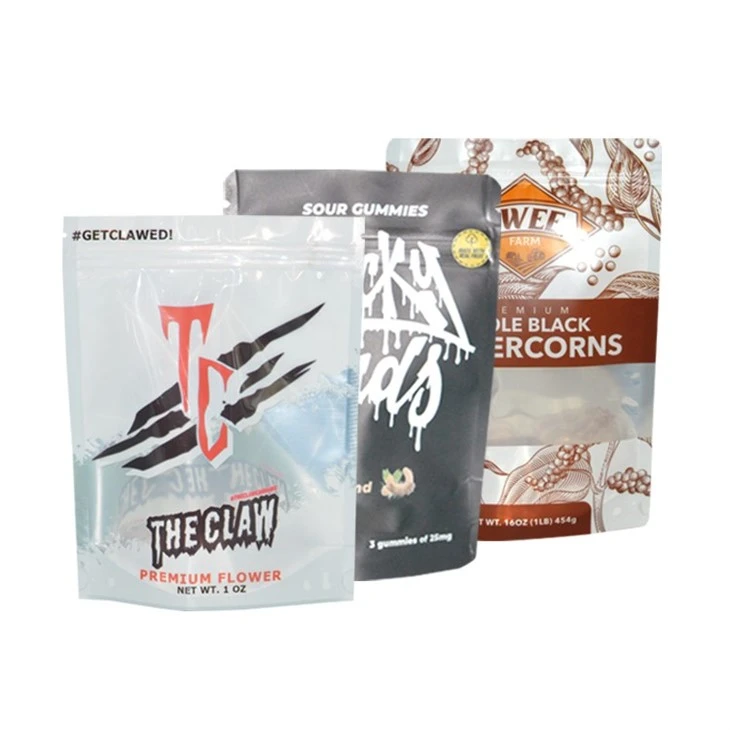 Smokeless Cigarettes Stand Up Pouch Plastic Zipper Flower Seed Bags