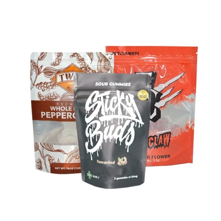 Smokeless Cigarettes Stand Up Pouch Plastic Zipper Flower Seed Bags